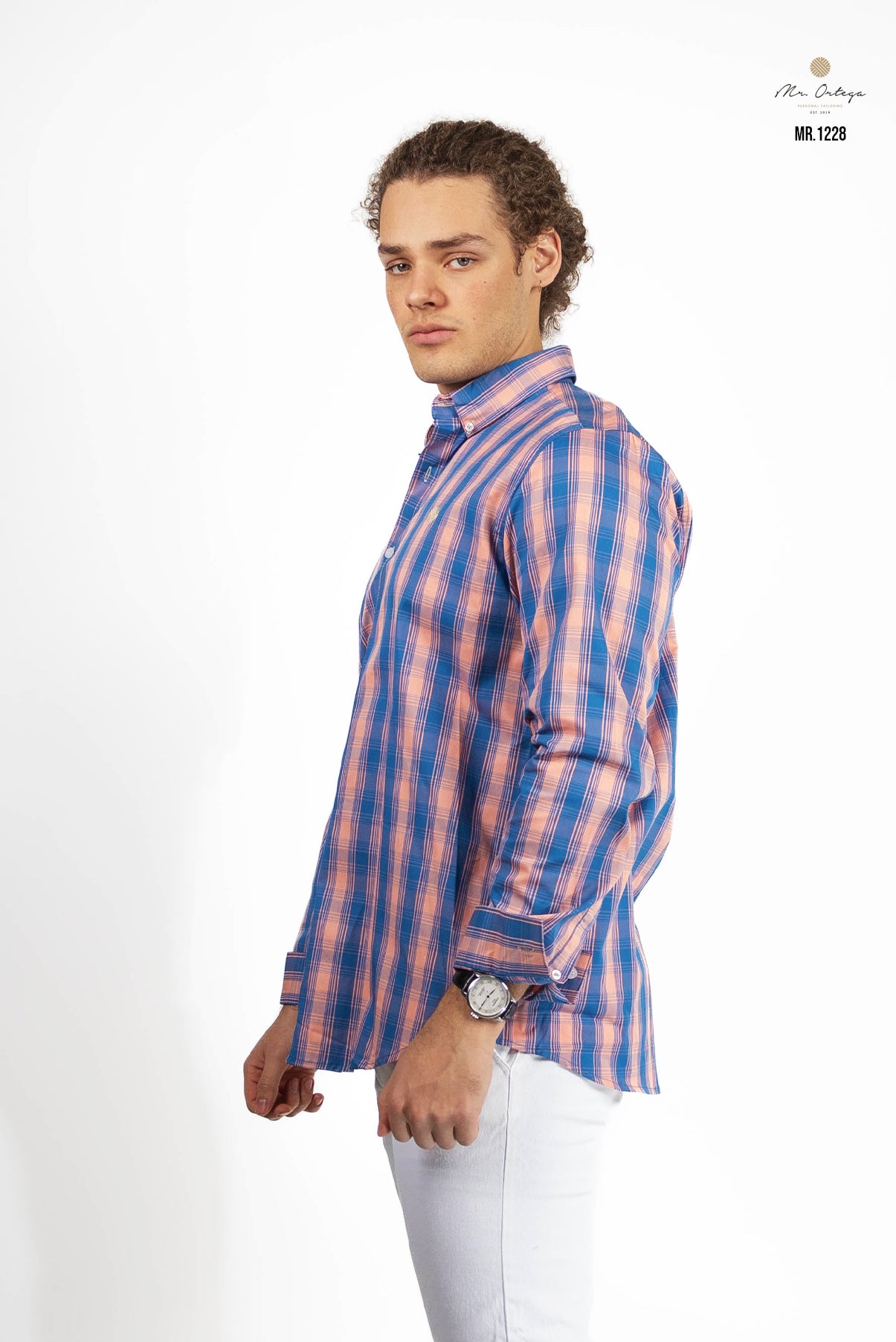 CAMISA CUADROS AZUL / ROSA