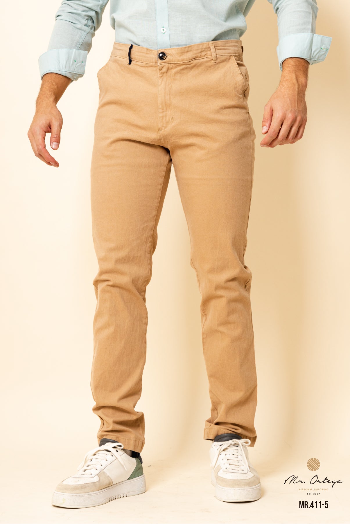 Pantalon tipo gabardina sale